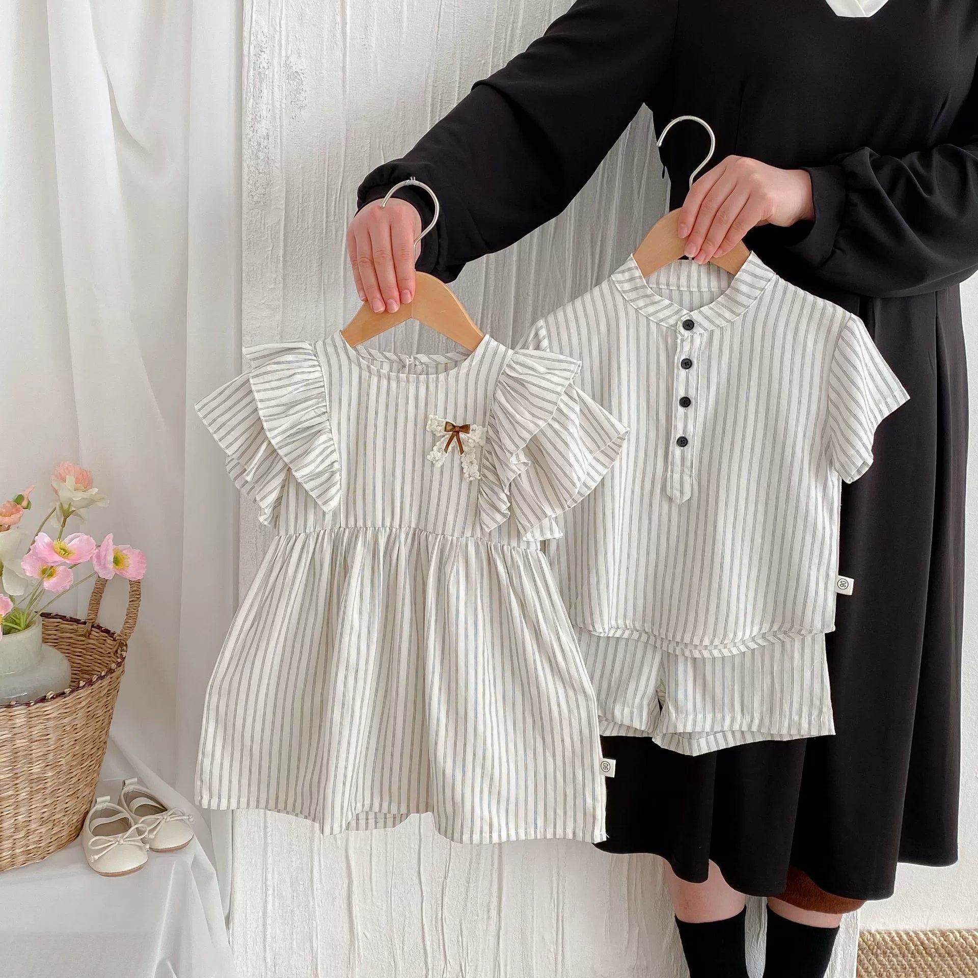 Dress and shirt set